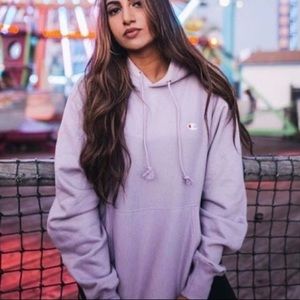 Champion vintage hoodie lavender